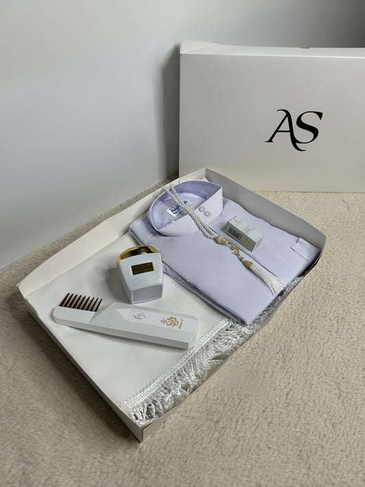 Coffret Qamis Soin Velours Blanc