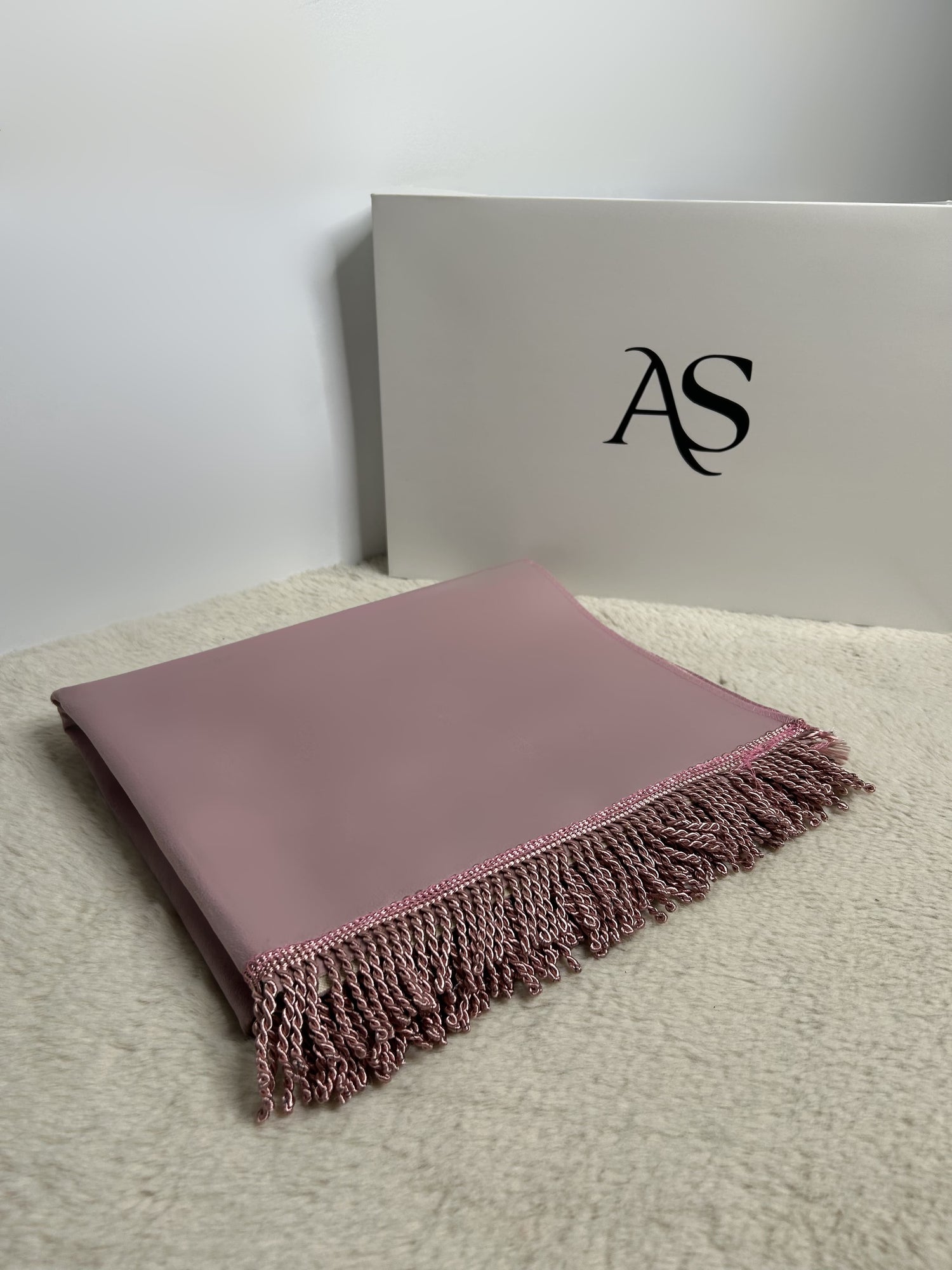 Tapis De Prière Velours Rose Foncé